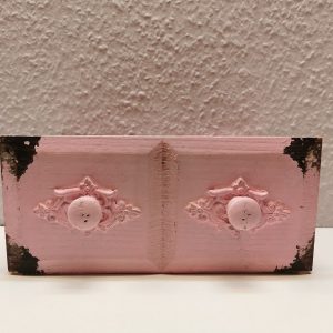 Übertopf Schublade shabby rosa