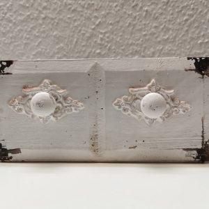 Übertopf Schublade shabby weiß